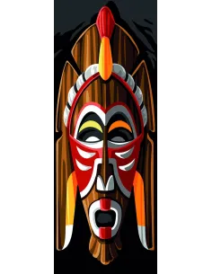 Canevas : 25x60 cm, N17-masque