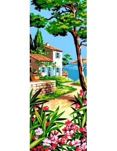 Canevas : 25x60 cm, sud