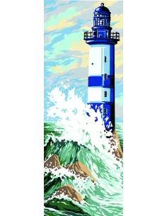 Canevas : 25x60 cm, phare