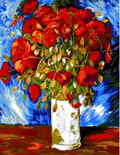 Canevas : 60x80 cm, Coquelicots de Vicient van Gogh