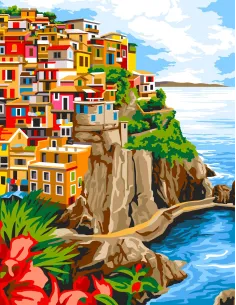 Canevas : 60x80 cm, N20 - portofino