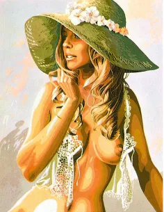 Canevas : 60x80 cm, Katy