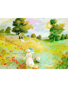 Canevas : 60x80 cm, promenade
