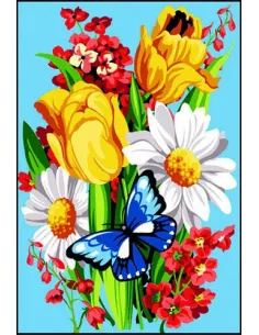 Canevas : 30x40 cm, virevolte