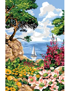 Canevas : 75x110 cm, Le passage | Zéphyr Tissus