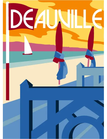 Canevas : 30x40 cm, Deauville - UNITE | Zéphyr Tissus