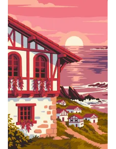 Canevas : 30x40 cm, Basque UNITE | Zéphyr Tissus