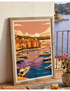 Canevas : 30x40 cm, Côte d'Azur UNITE | Zéphyr Tissus 2