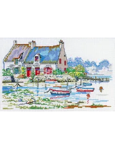 Kit canevas : 30x35 cm, KIT MAIS.GOLFE DU MORB. - PC | Zéphyr Tissus
