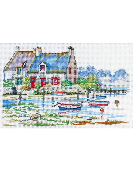 Kit canevas : 30x35 cm, KIT MAIS.GOLFE DU MORB. - PC | Zéphyr Tissus