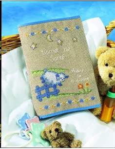 Toise ou carnet à broder : 16x24 cm, CARNET DE SANTE MOUTONS | Zéphyr 