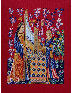 Petit ouvrage à broder : 35x45 cm, L'OUIE | Zéphyr Tissus