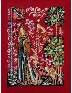 Petit ouvrage à broder : 35x45 cm, LE TOUCHER | Zéphyr Tissus