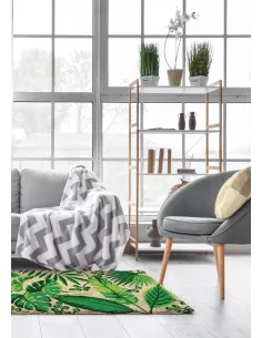 Canevas : 100x150 cm, FEUILLES TROPIQUE - TOILE SEULE 100X150 | Zéphyr