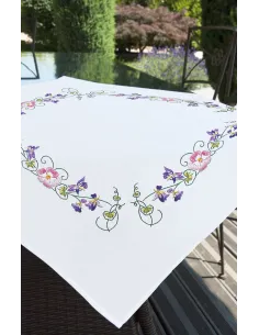 Linge de table à broder : 80x80 cm, SURNAPPE TS 80x80 | Zéphyr Tissus