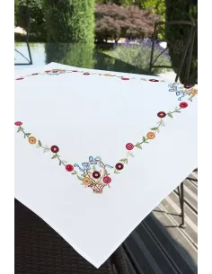 Linge de table à broder : 80x80 cm, SURNAPPE TS 80x80 | Zéphyr Tissus