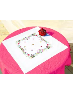 Linge de table à broder : 80x80 cm, SURNAPPE TS 80X80 ELISA | Zéphyr T