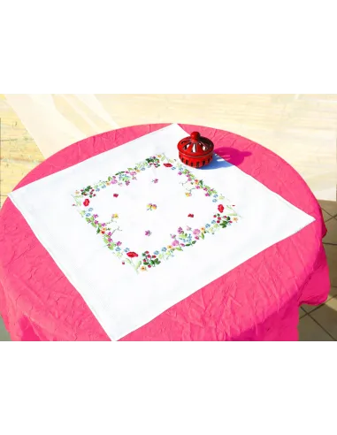 Linge de table à broder : 80x80 cm, SURNAPPE TS 80X80 ELISA | Zéphyr T