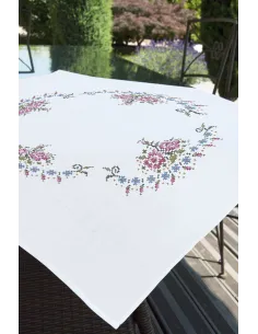 Linge de table à broder : 80x80 cm, SURNAPPE TS 80x80 | Zéphyr Tissus