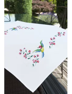 Linge de table à broder : 80x80 cm, SURNAPPE TS COLIBRI 80x80 | Zéphyr