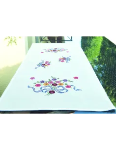 Linge de table à broder : 40x100 cm, CHEMIN DE TABLE TS 40X100 | Zéphy