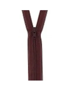 Fermeture à glissière spiralée 60 cm, Bordeaux - Zéphyr Tissus