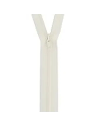 Fermeture à glissière spiralée 20 cm, Beige - Zéphyr Tissus