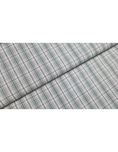 popeline coton carreau