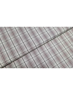 Popeline coton carreau
