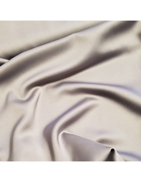 Tissu, Microfibre Micro Satin, Gris Moyen, Laize 146 cm, 100% Polyester