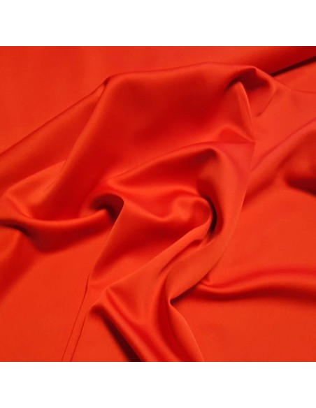 Tissu, Microfibre Micro Satin, Rouge Écarlate, Laize 146 cm, 100% Polyester 190g/ml