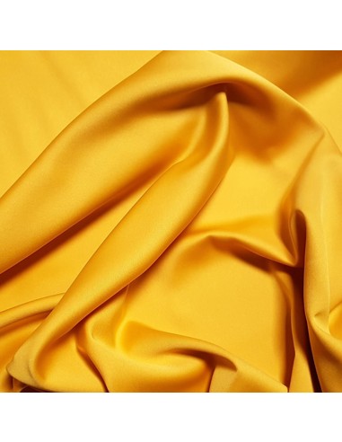 Tissu, Microfibre Micro Satin, Jaune, Laize 146 cm, 100% Polyester