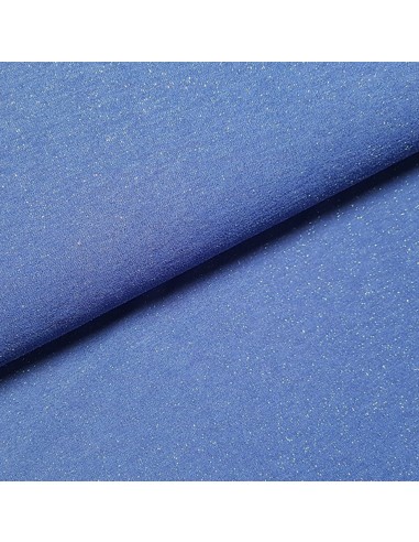 Tissu, Jersey Pailleté, Violet Scintillant, Laize 150 cm, Polyester Stretch Pailleté
