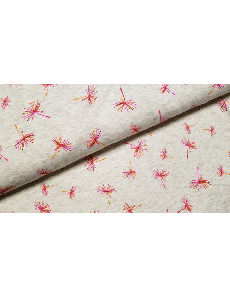 Sweat fleurs pissenlits colorées