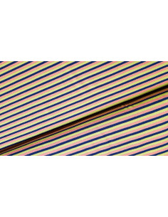 Jersey coton rayures