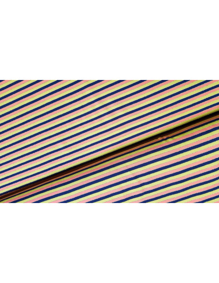 Jersey coton rayures