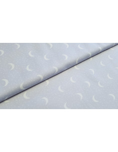 Piqué de coton croissant de lune