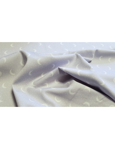 Piqué de coton croissant de lune