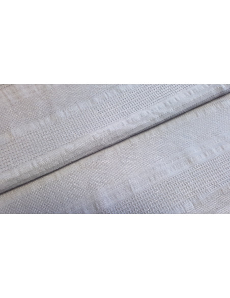 Piqué de coton bleu marine