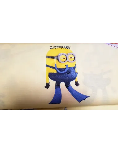 Popeline coton Minions