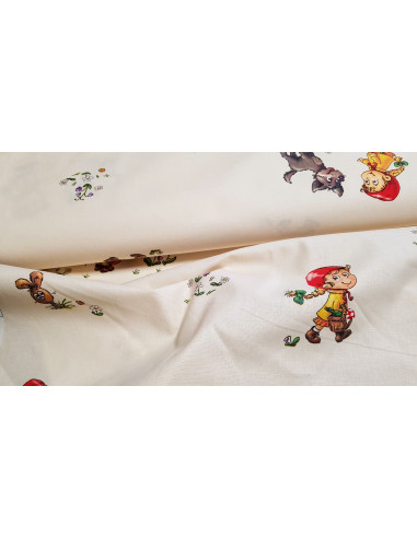 Popeline coton Petit chaperon rouge