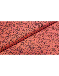 Coton satin stretch pépins