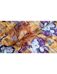 Jersey polyester fleuri