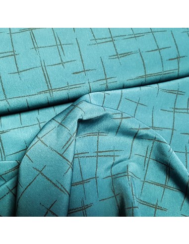 Tissu, Microfibre Toucher Peau de Pêche, Vert Canard, Laize 144 cm, 100% Polyester