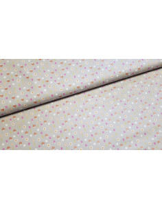 Popeline coton champignons