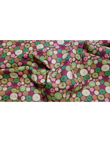 Popeline coton coquillages