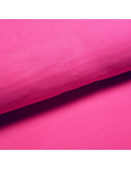 Tissu, Polaire Uni, Rose Fushia, Laize 150 cm, 100% Polyester