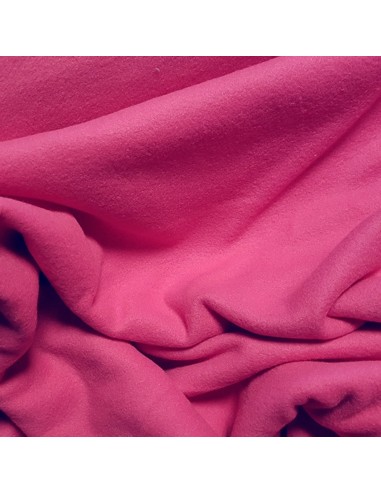 Tissu, Polaire Uni, Rose Fushia, Laize 150 cm, 100% Polyester