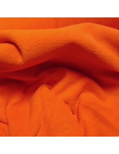 Tissu, Polaire Uni, Rouge Écarlate, Laize 150 cm, 100% Polyester 250g/m²