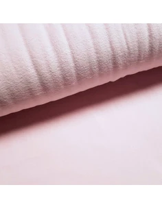 Tissu, Polaire Uni, Rose Clair, Laize 150 cm, 100% Polyester 250g/m²
